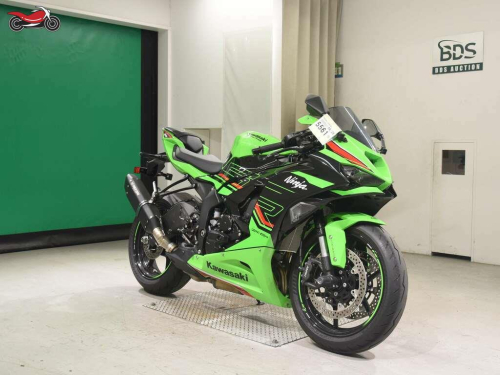 Мотоцикл Kawasaki ZX-6 Ninja 2024, ЗЕЛЕНЫЙ фото 3