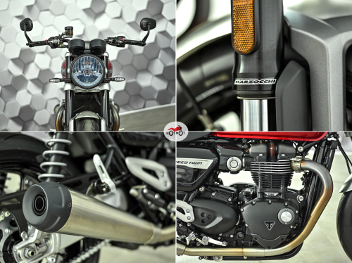Мотоцикл TRIUMPH Speed Twin 2022, Красный фото 10