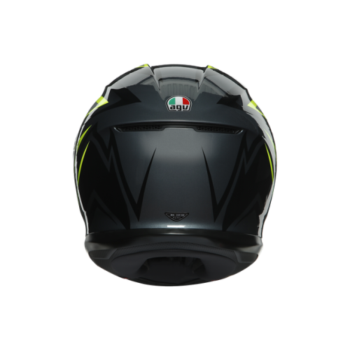 Шлем AGV K-6 MULTI Flash Grey/Black/Lime фото 4