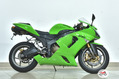 Мотоцикл KAWASAKI ZX-6 Ninja 2005, Зеленый фото 3