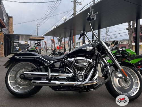 Мотоцикл HARLEY-DAVIDSON Fat Boy 2021, черный фото 2