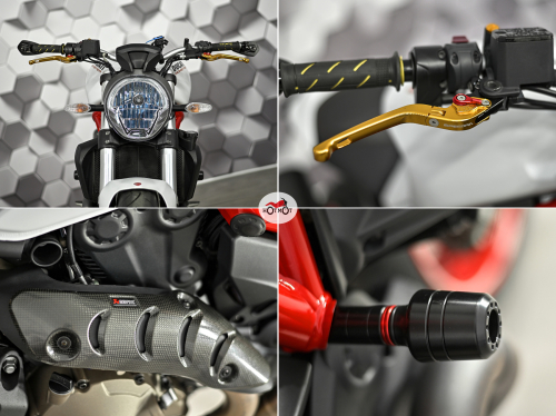 Мотоцикл DUCATI Monster 821 2014, Белый фото 10