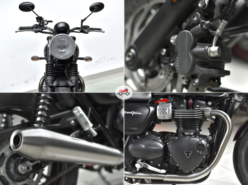 Мотоцикл TRIUMPH Street Twin 2016, Черный фото 10