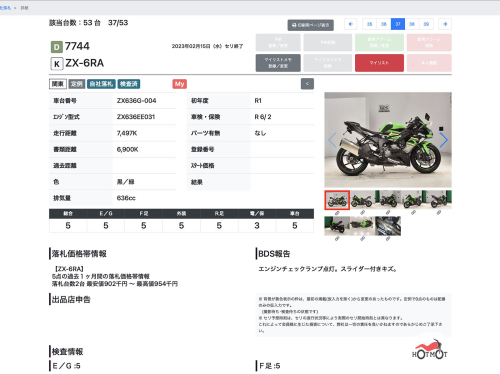 Мотоцикл KAWASAKI ZX-6 Ninja 2019, Зеленый фото 13