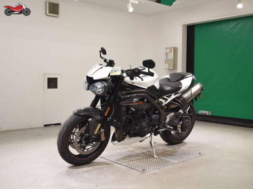 Мотоцикл Triumph Speed Triple 2019, БЕЛЫЙ фото 4