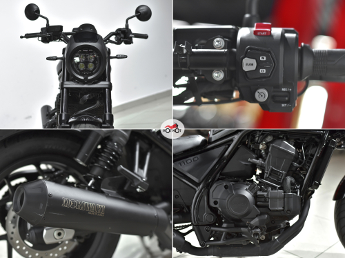 Мотоцикл HONDA REBEL 1100D 2021, Черный фото 10