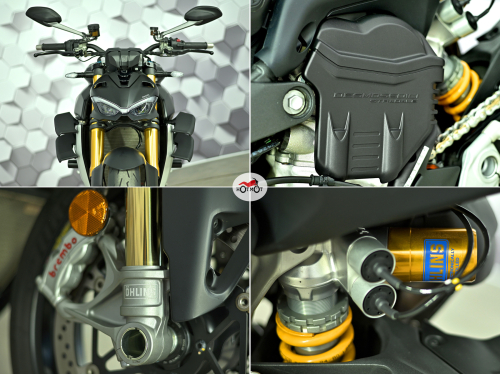 Мотоцикл DUCATI Streetfighter V4 2021, черный фото 10