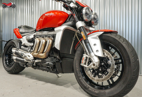 Мотоцикл Triumph Rocket III 2020, КРАСНЫЙ фото 8