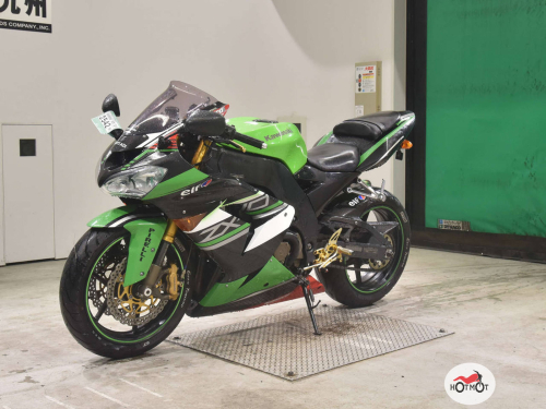 Мотоцикл KAWASAKI ZX-10R Ninja 2004, Зеленый фото 4