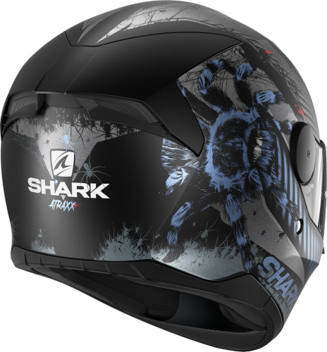Шлем Shark D-SKWAL 2 ATRAXX MAT Black/Grey/Blue фото 2