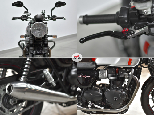 Мотоцикл TRIUMPH Street Twin 2017, серый фото 10