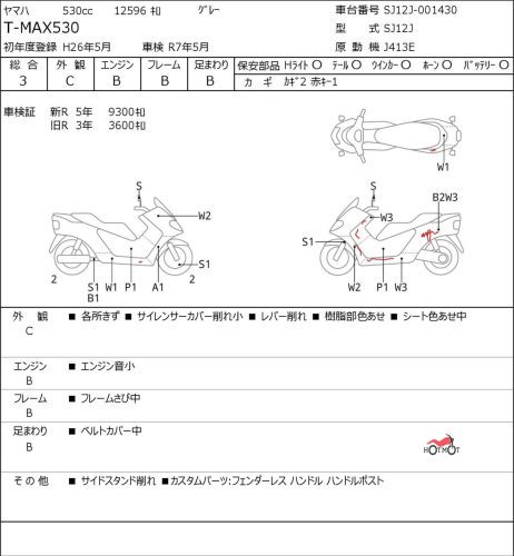 Скутер YAMAHA TMAX 2014, Черный фото 11