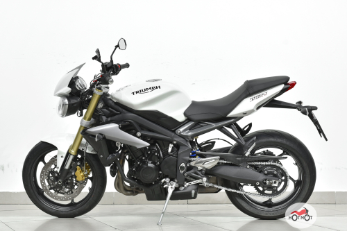 Мотоцикл TRIUMPH Street Triple 2015, Белый фото 4