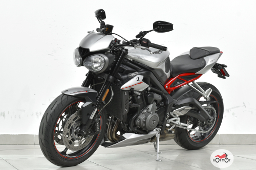 Мотоцикл TRIUMPH Street Triple 2017, серый фото 2