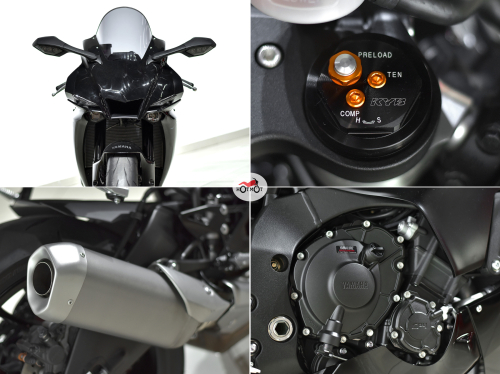 Мотоцикл YAMAHA YZF-R1 2023, Черный фото 10