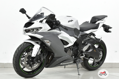 Мотоцикл KAWASAKI ZX-6 Ninja 2021, белый фото 2