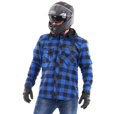 Рубашка мотоциклетная Dragonfly STREETFIGHTER Синий