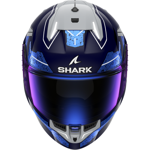 Шлем Shark SKWAL i3 RHAD Blue/Chrome/Silver фото 3