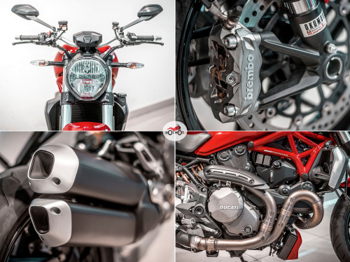 Мотоцикл DUCATI Monster 1200 2017, Красный фото 10
