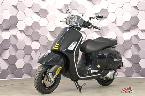 Скутер VESPA GTS Super 300 2022, черный фото 2