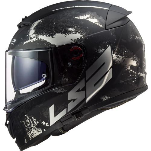 Шлем LS2 FF390 Breaker Deft (черно-серый матовый) фото 4