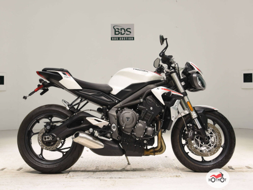 Мотоцикл TRIUMPH Street Triple 2020, БЕЛЫЙ фото 2