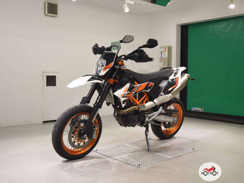 Мотоцикл KTM 690 SMC R 2014, белый фото 4