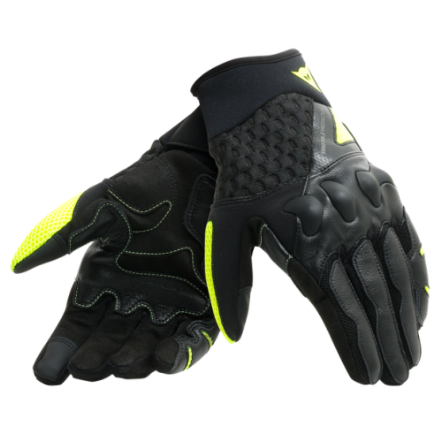 Перчатки комбинированные Dainese X-MOTO UNISEX Black/Fluo-Yellow