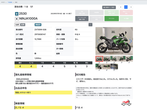 Мотоцикл KAWASAKI Z 1000SX 2021, ЗЕЛЕНЫЙ фото 13