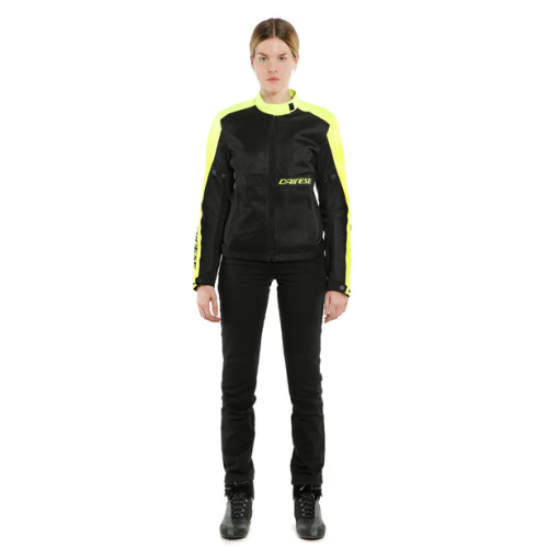 Куртка текстильная женская Dainese RIBELLE AIR LADY TEX Black/Fluo-Yellow фото 5