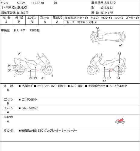 Скутер YAMAHA TMAX 2019, Черный фото 6