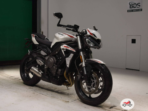 Мотоцикл TRIUMPH Street Triple 2020, БЕЛЫЙ фото 3