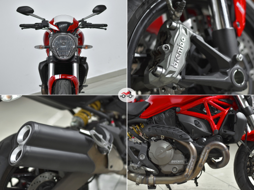 Мотоцикл DUCATI Monster 821 2016, Красный фото 10