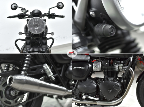 Мотоцикл TRIUMPH Street Twin 2017, Черный фото 10