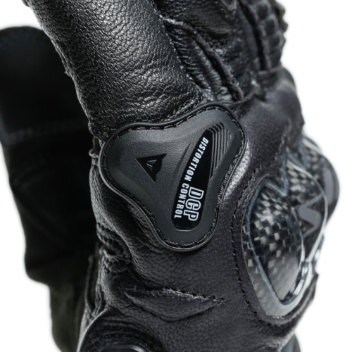 Перчатки кожаные Dainese CARBON 3 SHORT Black/Black фото 5
