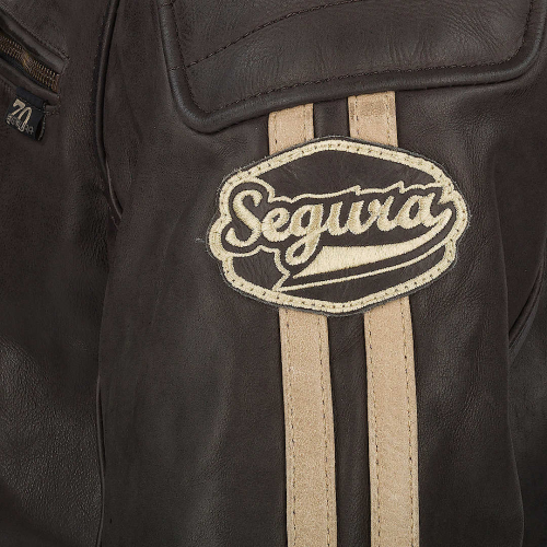 Куртка кожаная Segura VENTURA Brown/Beige фото 5