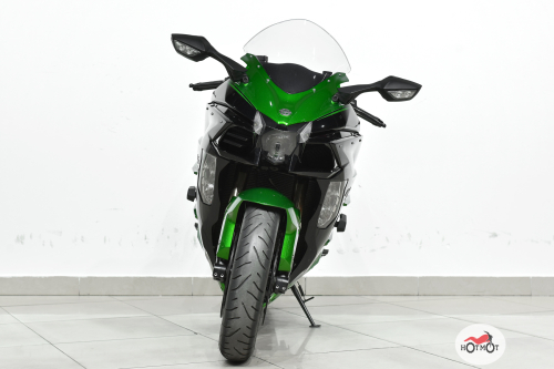 Мотоцикл KAWASAKI NINJA H2 SX 2018, зеленый, черный фото 5