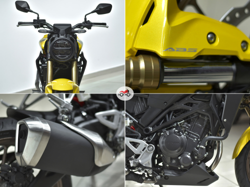 Мотоцикл HONDA CB 300R 2023, желтый фото 10