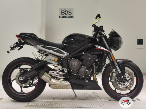 Мотоцикл TRIUMPH Street Triple 2018, Черный фото 2