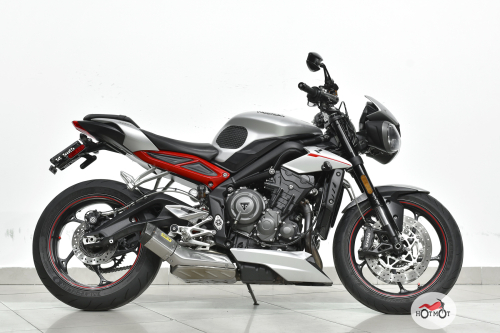 Мотоцикл TRIUMPH Street Triple 2017, серый фото 3