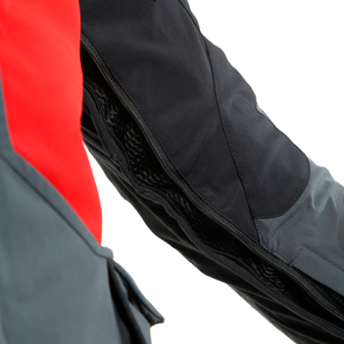 Куртка текстильная Dainese D-EXPLORER 2 GORE-TEX Ebony/Black/Lava-Red фото 6