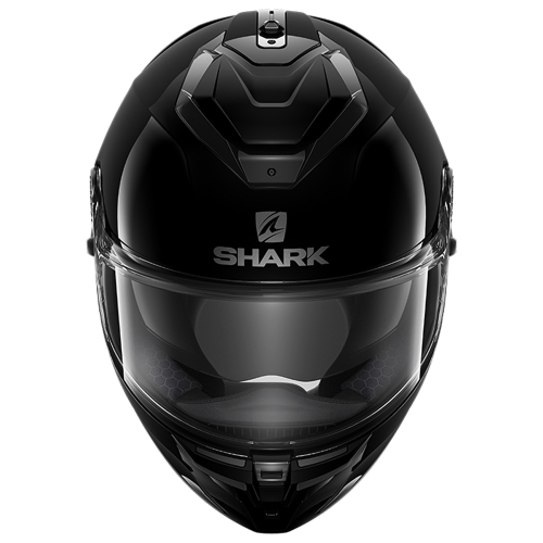 Шлем Shark SPARTAN GT BLANK BCL. MICR. Black Glossy фото 4