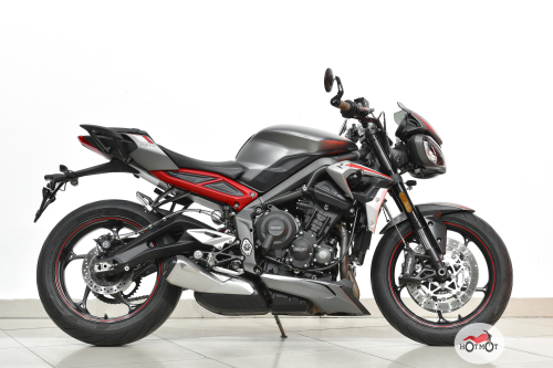 Мотоцикл TRIUMPH Street Triple 2020, СЕРЫЙ фото 3