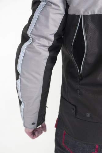 Куртка текстильная Hyperlook Stinger Черно-Серый фото 5