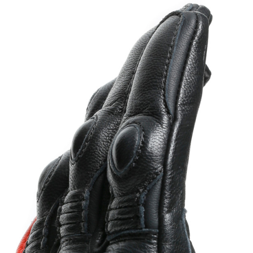 Перчатки кожаные Dainese 4-STROKE 2 GLOVES Black/Fluo-Red фото 2