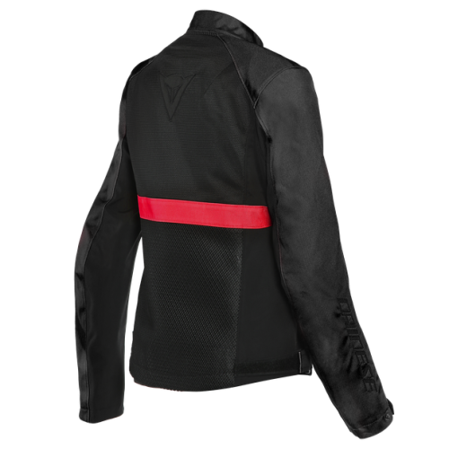 Куртка текстильная женская Dainese RIBELLE AIR LADY TEX Black/Lava-Red фото 2