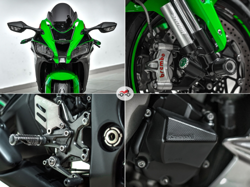 Мотоцикл KAWASAKI ZX-10 Ninja 2019, Зеленый фото 10