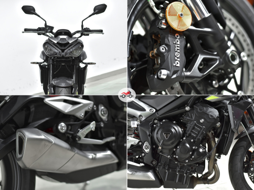 Мотоцикл TRIUMPH Street Triple 2021, серый фото 10