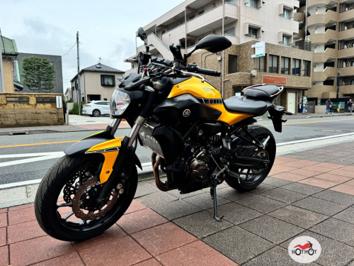 Мотоцикл YAMAHA MT-07 (FZ-07) 2016, желтый фото 9