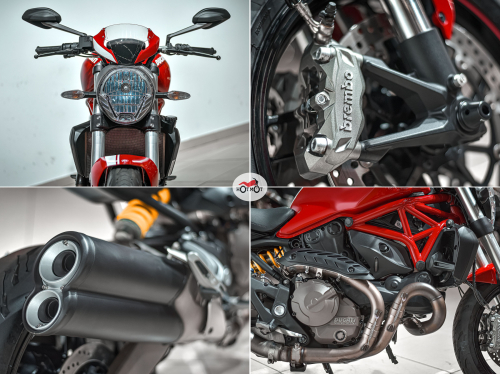 Мотоцикл DUCATI Monster 821 2015, Красный фото 10